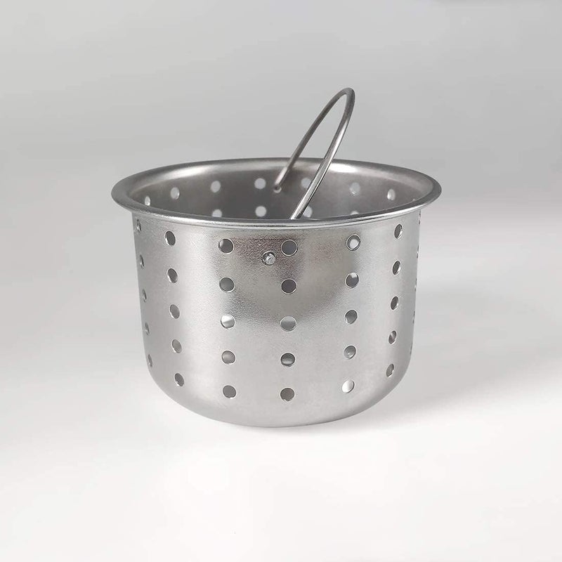 GZILA Kitchen Sink Drain Basket Only, 3-inch Basket for Kitchen Sink Strainer Replacement, Deep Cup with Handle, SUS 304 Stainless Steel - Image 3
